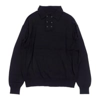 PHINGERIN /DOUBLE KNIT POLO(black)