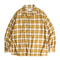 TOWNCRAFT / OMBRE LOOP COLLAR SHIRTS (mustard)