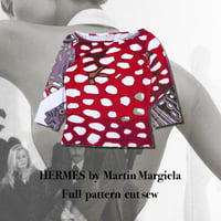 HERMES (マルジェラ期) " Full pattern Cut-sew "(Hi brand hurugi)