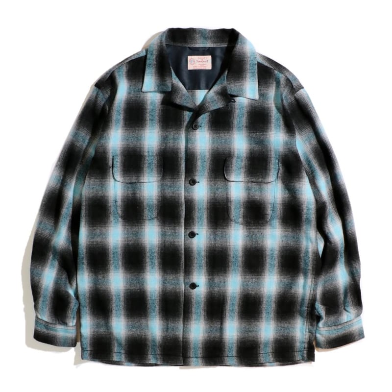 TOWNCRAFT / OMBRE W-FLAP 50S LOOP COLLAR SHIRTS...