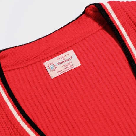 TOWNCRAFT / 60S LINE CARDIGAN (red)