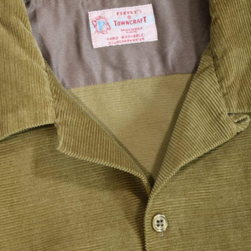 TOWNCRAFT / 50S CORDUROY LS SHIRTS (olive) | of...