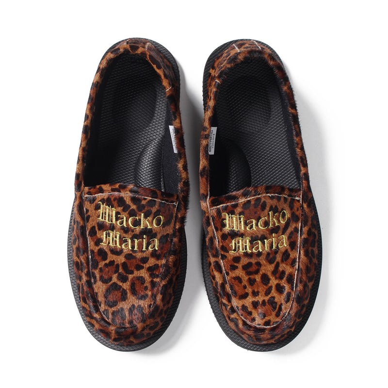 WACKO MARIA × SUICOKE / LEOPARD LOAFER SHOES(b...