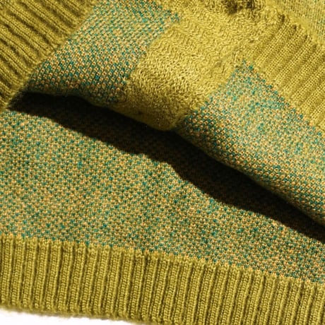 TOWNCRAFT / SHAGGY COLOR CARDIGAN (green)