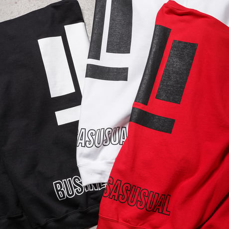Tenjinyu / 10th "BUSINESS AS USUAL" Sweat (red)