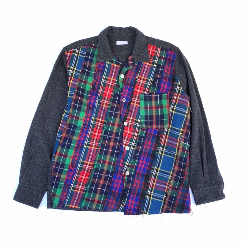 COMME des GARCONS HOMME ウールチェックシャツ (spice) | of...