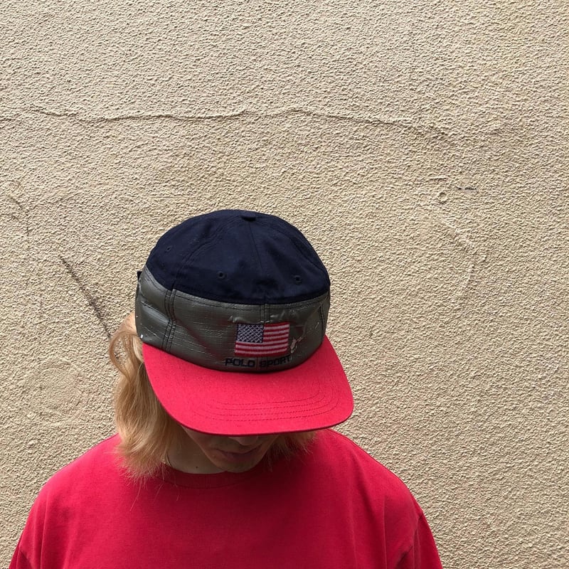 sportcap 90s ヴィンテージ 刺繍ロゴ 6パネルキャップ ハワイ