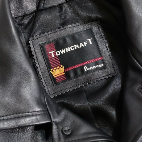 TOWNCRAFT / LEATHER CAR COAT