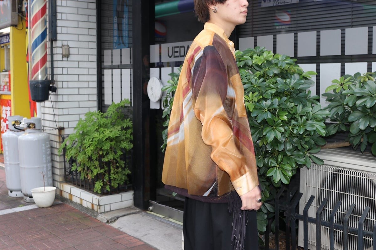 MASU 21SS ZIP-UP GLASS SHIRTS - シャツ