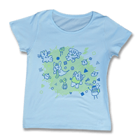 sasakure.UK - "Atama Bikkuri"  T-shirt（Sherbet blue  Women's）