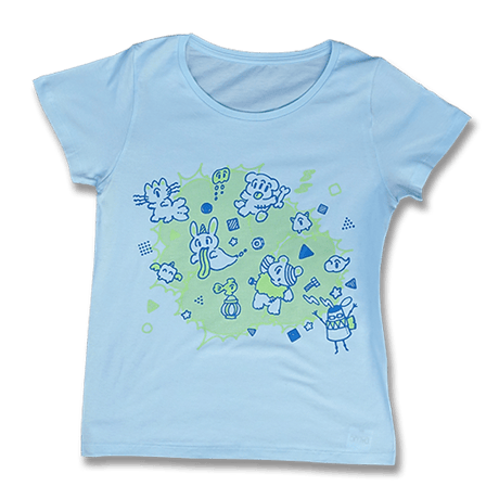 sasakure.UK - "Atama Bikkuri"  T-shirt（Sherbet blue  Women's）
