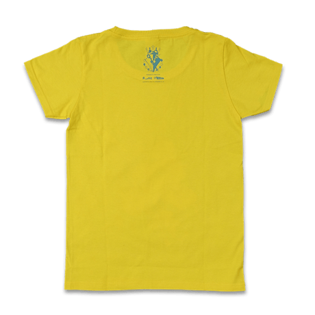 DECO*27 "MOSAIC ROLL" WOMEN'S T-SHIRT (YELLOW)