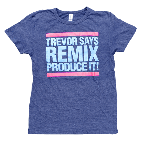 TREVOR HORN REMIX T-SHIRT (NAVY)
