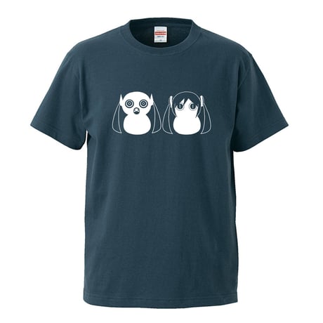PinocchioP - 八八 -PachiPachi- T-shirt(Slate) + Sticker combo