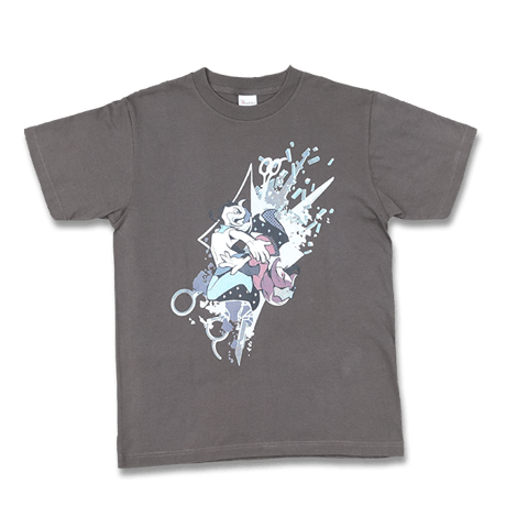 DECO*27 "MOSAIC ROLL" MEN'S T-SHIRT (CHARCOAL)