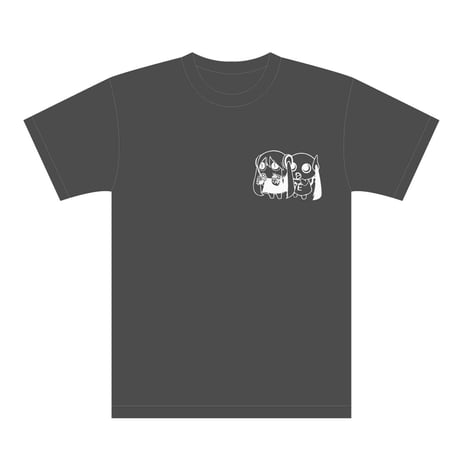 PINOCCHIOP [BUNMEI KAIKA]  T-shirt (Dark Gray) + Sticker combo