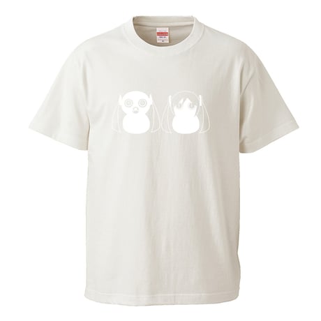 PinocchioP - 八八 -PachiPachi- T-shirt(Vanilla white) + Sticker combo