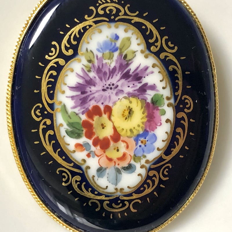 ドイツ製 ROSENTHAL マイセンフラワーグリーン 美しいレリーフ