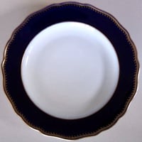 ※残1枚（入荷8枚）瑠璃金彩皿25㎝