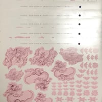 2枚セット割引10%OFFマイセン様式明ドラゴン転写紙シート