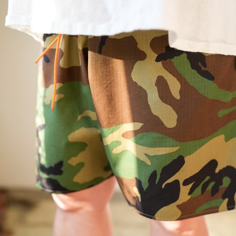 ACTIVE BAGGY SHORTS WOODLAND CAMO