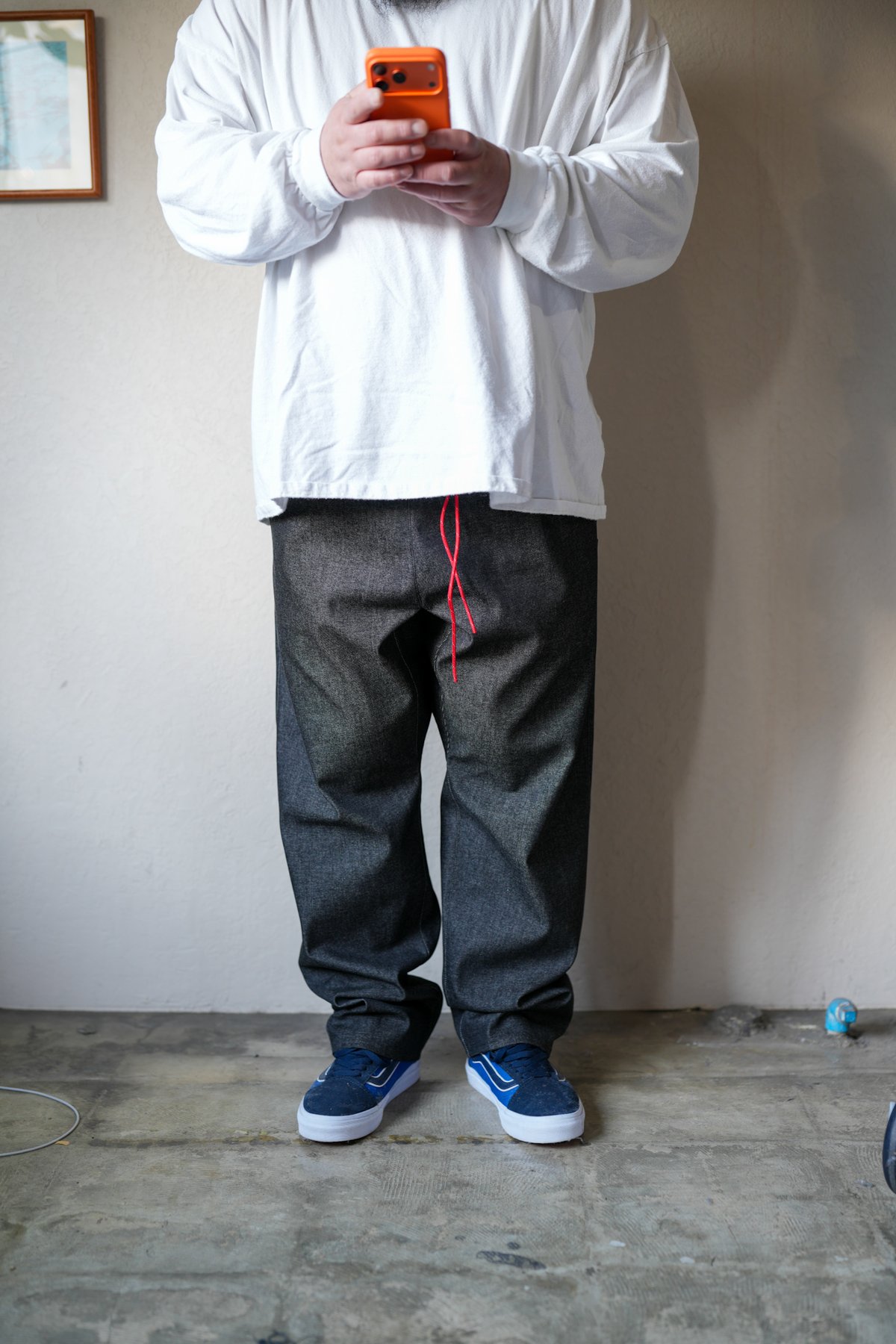 ACTIVE EASY PANTS BLACK DENIM | UNSLACKS STORE