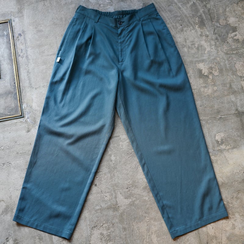 SQUEEZED DESIGN 2TUCK RAYON PANTS | UNSLACKS STORE