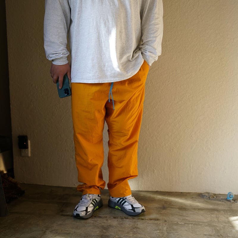UNSLACKS ACTIVE EASY PANTS マンゴー ACTIVE EASY PANTS MACLOWLY NYLON RIPSTOP | UNSL