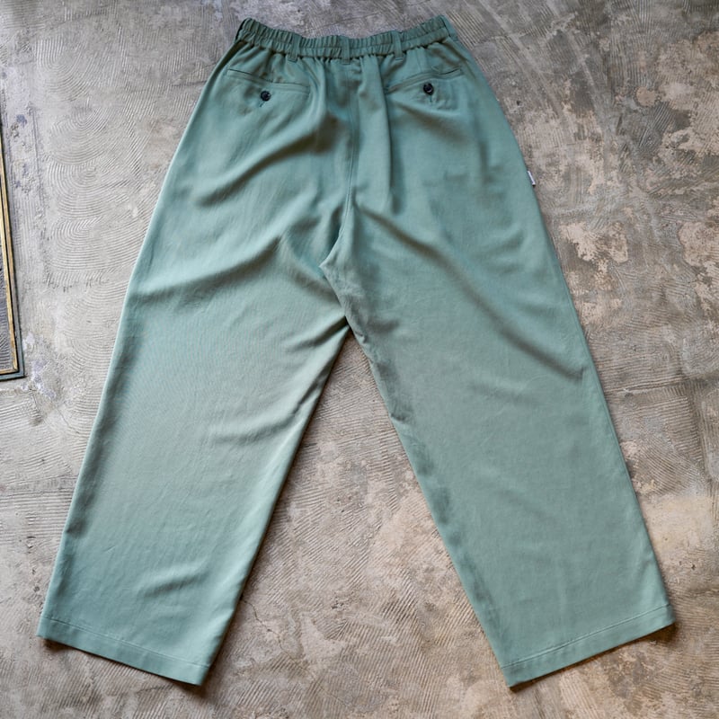 SQUEEZED DESIGN 2TUCK RAYON PANTS | UNSLACKS STORE