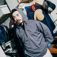 SQUEEZED DESIGN QUILTING LINED HOODED JACKET |