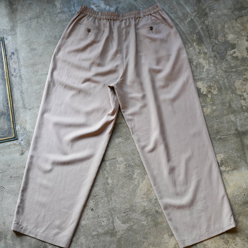 SQUEEZED DESIGN 2TUCK RAYON PANTS | UNSLACKS STORE