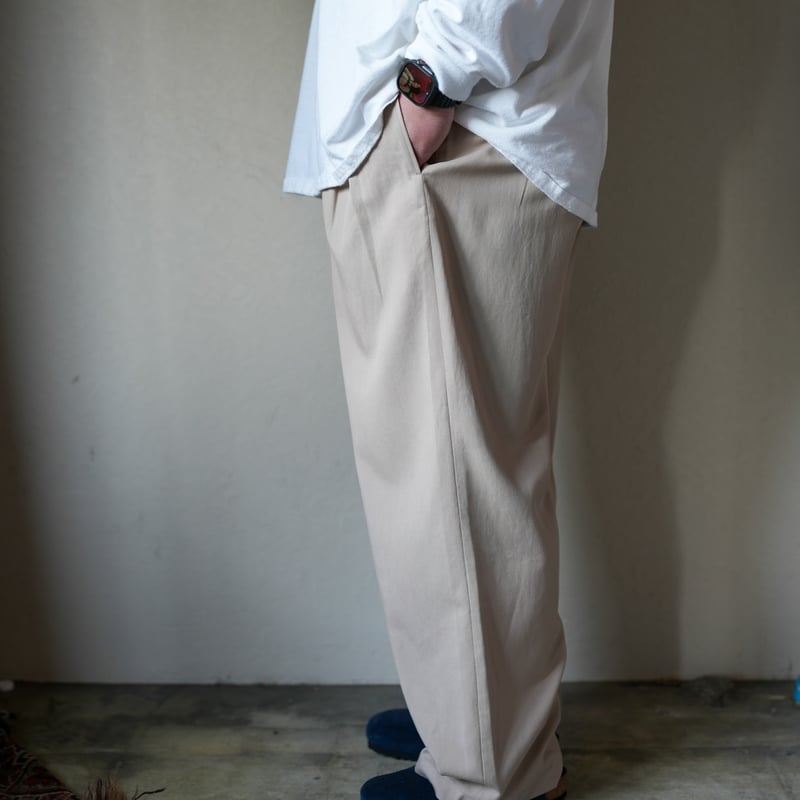 SQUEEZED DESIGN 2TUCK RAYON PANTS | UNSLACKS STORE