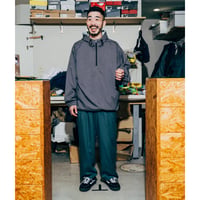 SQUEEZED DESIGN 2TUCK RAYON PANTS