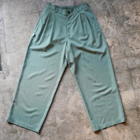 SQUEEZED DESIGN 2TUCK RAYON PANTS