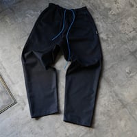 ACTIVE EASY PANTS T/C BURBERRY CLOTH WR  BLACK