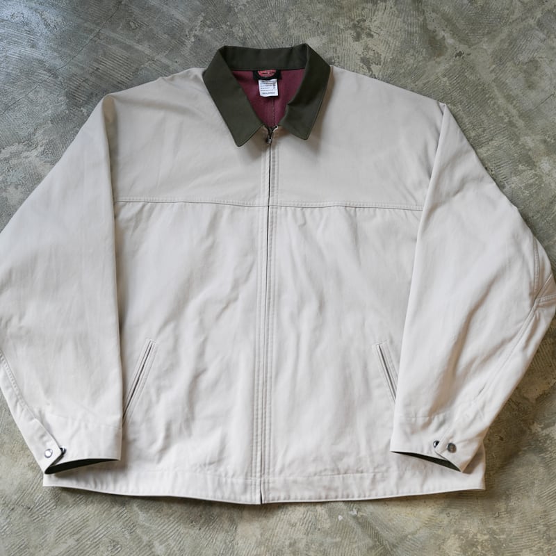 SQUEEZED DESIGN C/N CANVAS WORK JACKET | UNSLAC