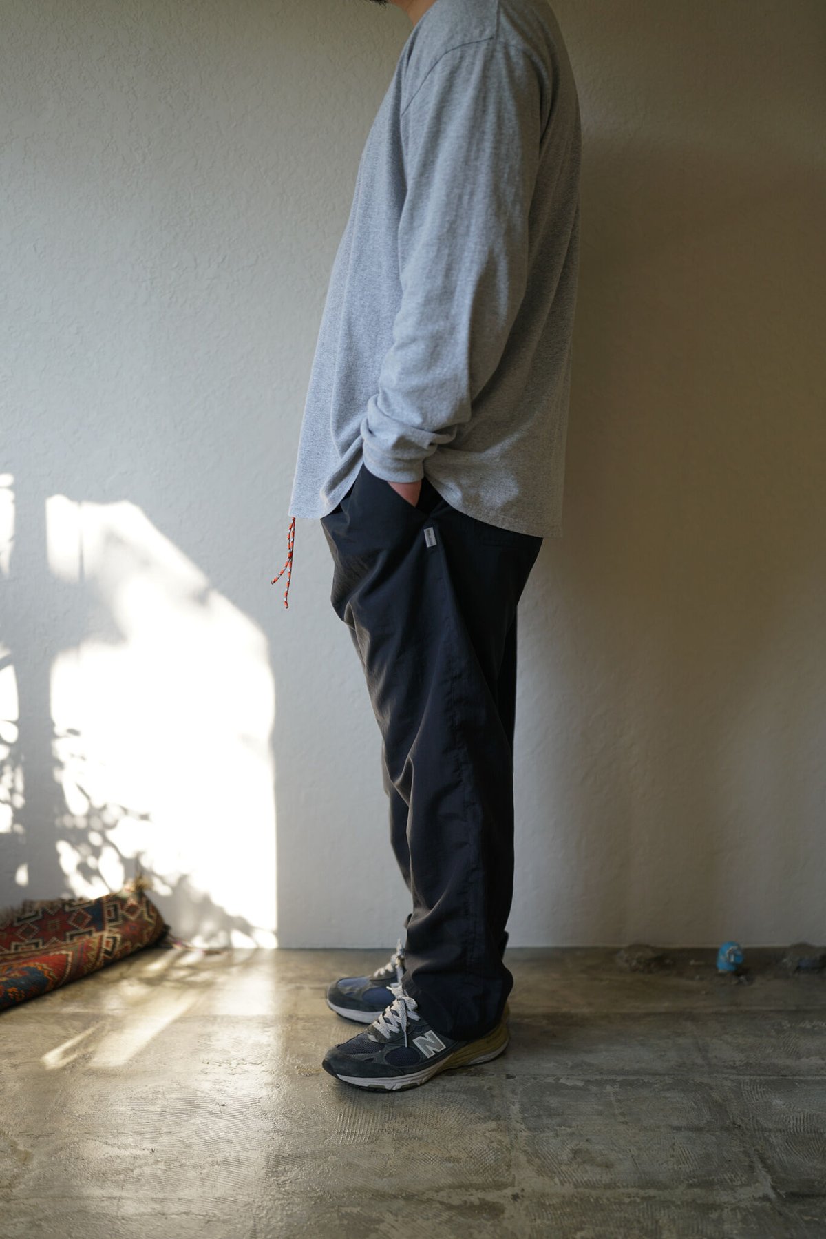 素敵な ACTIVE UNSLACKS パンツ EASY BURBERRYCLOTH PANTS パンツ