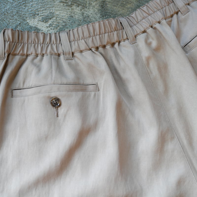 SQUEEZED DESIGN 2TUCK RAYON PANTS | UNSLACKS STORE