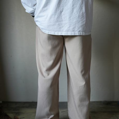 SQUEEZED DESIGN 2TUCK RAYON PANTS