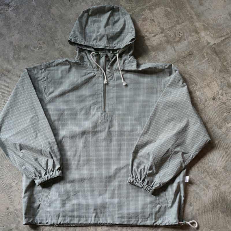 SQUEEZED DESIGN COTTON ANORAK | UNSLACKS STORE 