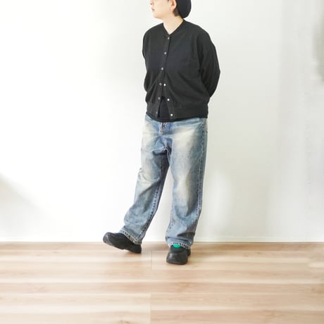 再入荷＊レディース＊ichi-イチ- Denim Sarrouel Pants デニムサルエルパンツ/A : LIGHT 201141