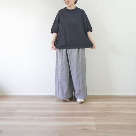 ３色＊レディース＊Linen ya-リネンヤ-空紡糸度詰めTシャツ