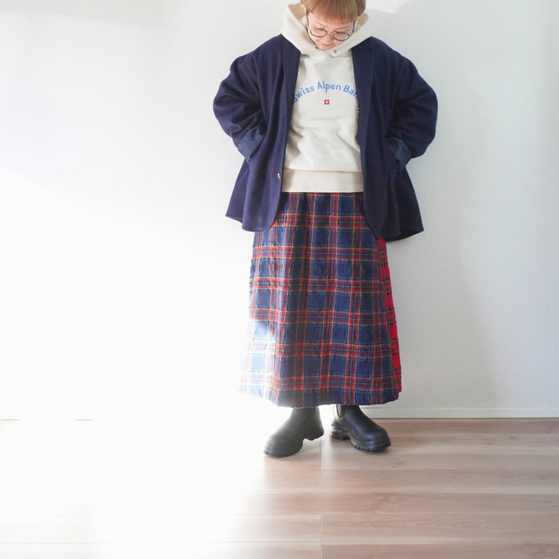 2色レディース＊快晴堂-後ろポケスカート タータンフォーエバー（53SK