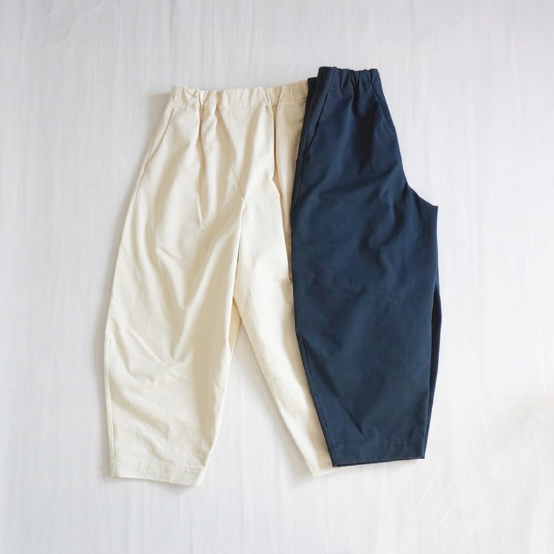 2色ユニセックス＊結-ゆい-Chino Cloth Planer Easy Pants-Tap