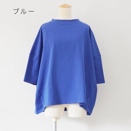 色欠け再入荷5色＊レディース＊Linen ya-リネンヤ-デラヴェ七分袖Tシャツ