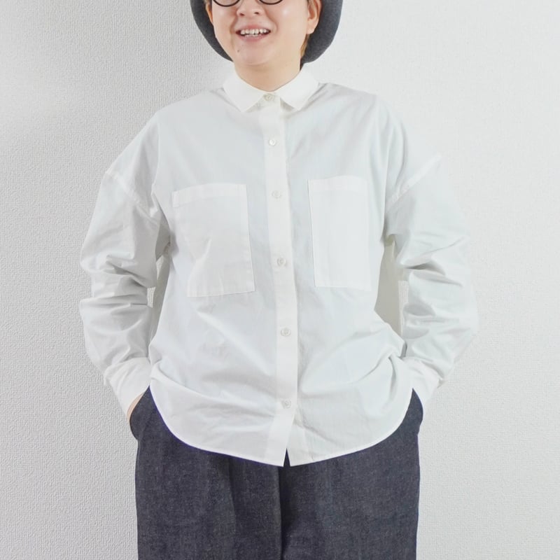 定価約2万 LIBERTY スモールカラー2WAYシャツ chive 定価約2万 LIBERTY スモールカラー2WAYシャツ chive