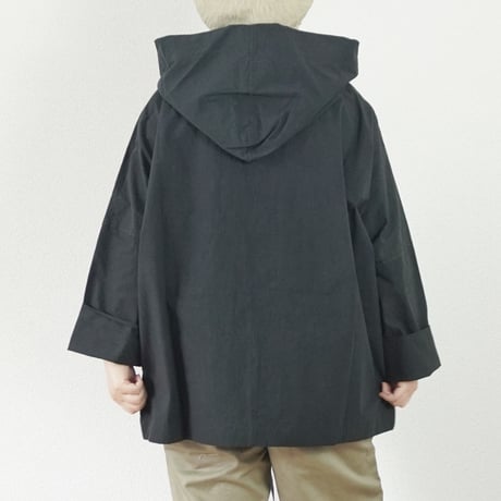 3色＊ASCOT by yim-アスコットバイイム-コットンナイロン スノーウォッシュ フードブルゾン