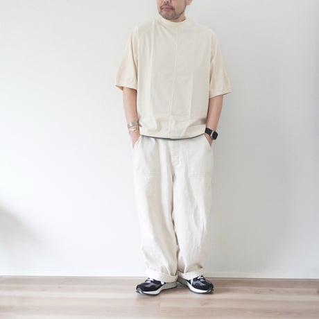 2色＊ユニセックス＊TIGRE BROCANTE-ティグルブロカンテ-40/2モダン天竺クアトロ半袖T