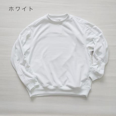 2色＊ユニセックス＊LA MOND-ラモンド-STITCH WORK LIGHT SWEAT