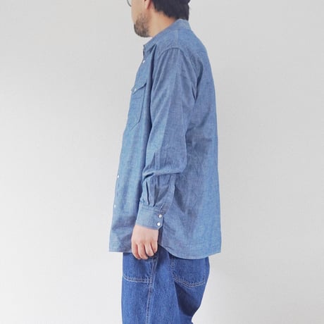 ＊ユニセックス＊ORDINARY FITS-オーディナリーフィッツ-CHAMBRY WESTERN SHIRTS/OF-S119-324